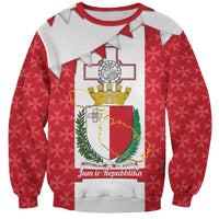 Malta Republic Day Sweatshirt Jum ir-Repubblika Maltese Cross - Wonder Print Shop
