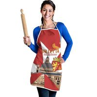Valletta Malta Apron Maltese Cross Citta Umilissima - Wonder Print Shop