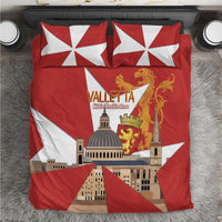 Valletta Malta Bedding Set Maltese Cross Citta Umilissima - Wonder Print Shop