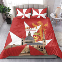 Valletta Malta Bedding Set Maltese Cross Citta Umilissima - Wonder Print Shop