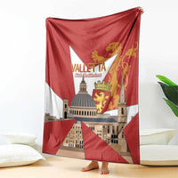 Valletta Malta Blanket Maltese Cross Citta Umilissima - Wonder Print Shop
