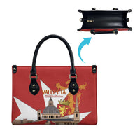 Valletta Malta Leather Bag Maltese Cross Citta Umilissima - Wonder Print Shop