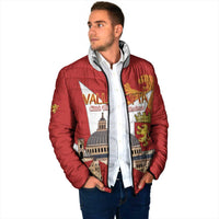 Valletta Malta Padded Jacket Maltese Cross Citta Umilissima - Wonder Print Shop