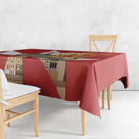Valletta Malta Tablecloth Maltese Cross Citta Umilissima - Wonder Print Shop