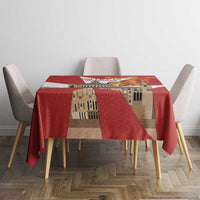 Valletta Malta Tablecloth Maltese Cross Citta Umilissima - Wonder Print Shop