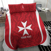 Malta Football Custom Bedding Set Come One Reds - Wonder Print Shop