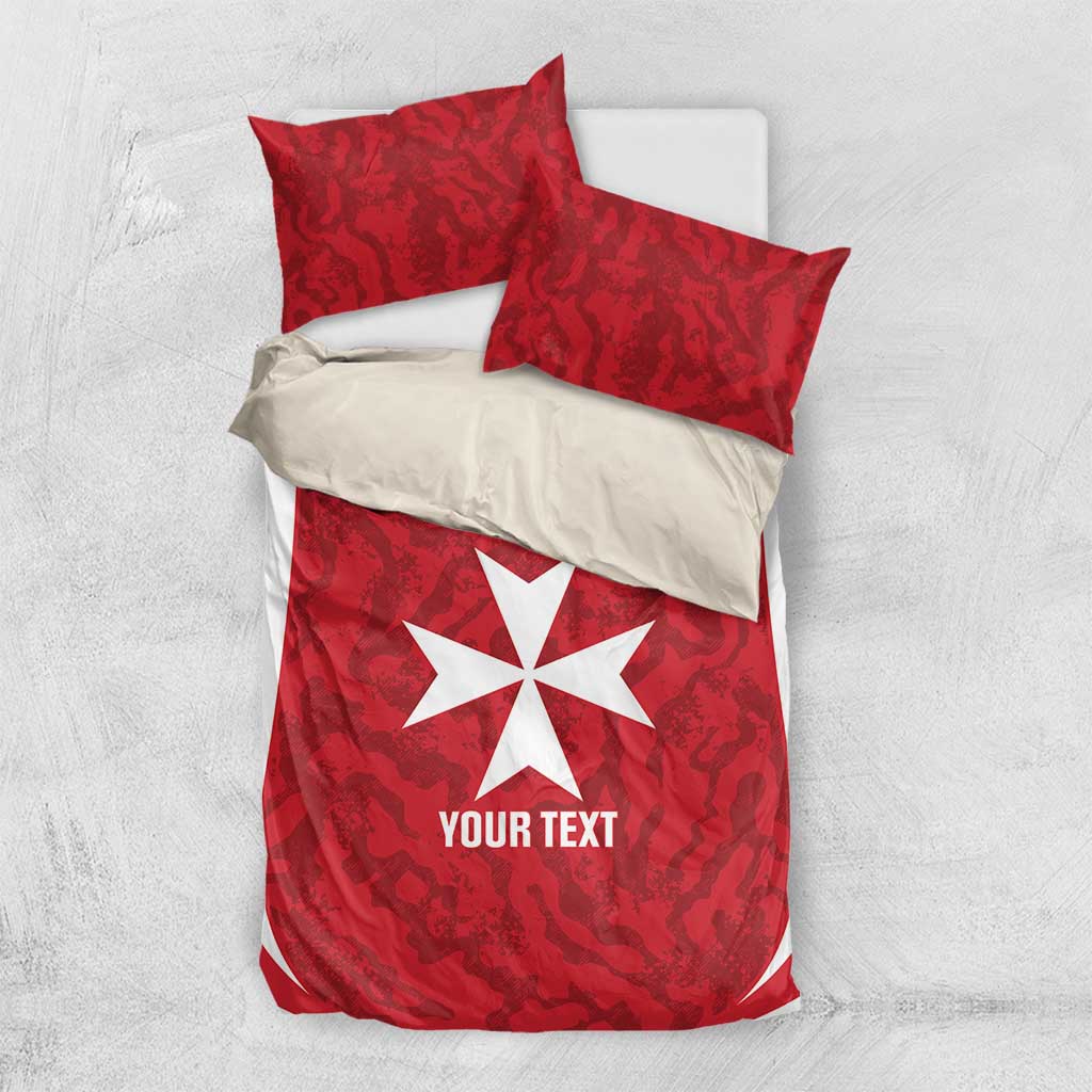 Malta Football Custom Bedding Set Come One Reds - Wonder Print Shop