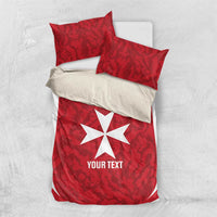 Malta Football Custom Bedding Set Come One Reds - Wonder Print Shop