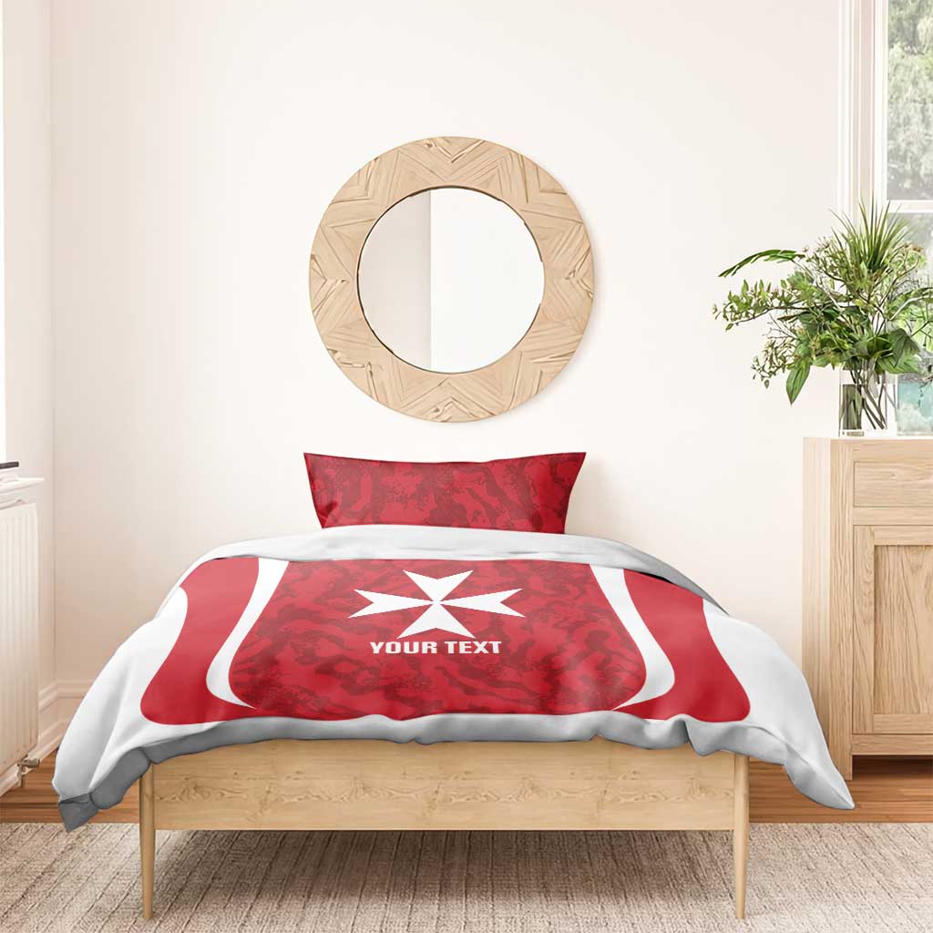 Malta Football Custom Bedding Set Come One Reds - Wonder Print Shop