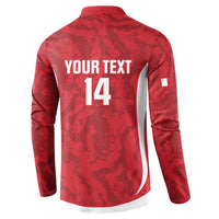 Malta Football Custom Button Sweatshirt Come One Reds - Wonder Print Shop