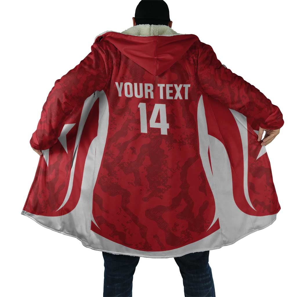 Malta Football Custom Cloak Come One Reds - Wonder Print Shop