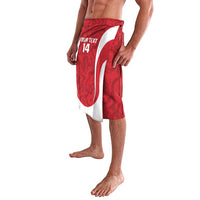 Malta Football Custom Lavalava Come One Reds - Wonder Print Shop