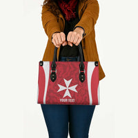 Malta Football Custom Leather Bag Come One Reds - Wonder Print Shop