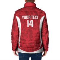 Malta Football Custom Padded Jacket Come One Reds - Wonder Print Shop