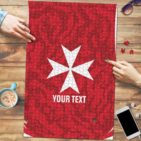 Malta Football Custom Puzzle Come One Reds - Wonder Print Shop