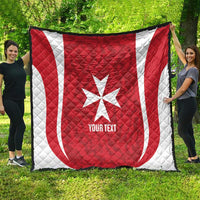 Malta Football Custom Quilt Come One Reds - Wonder Print Shop