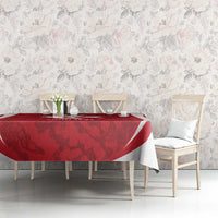 Malta Football Custom Tablecloth Come One Reds - Wonder Print Shop