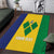 Custom Saint Vincent and the Grenadines Football Area Rug Go Champions Vincy Heat