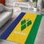 Custom Saint Vincent and the Grenadines Football Area Rug Go Champions Vincy Heat