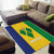 Custom Saint Vincent and the Grenadines Football Area Rug Go Champions Vincy Heat