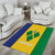 Custom Saint Vincent and the Grenadines Football Area Rug Go Champions Vincy Heat