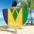 Custom Saint Vincent and the Grenadines Football Beach Blanket Go Champions Vincy Heat