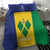 Custom Saint Vincent and the Grenadines Football Bedding Set Go Champions Vincy Heat