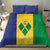 Custom Saint Vincent and the Grenadines Football Bedding Set Go Champions Vincy Heat