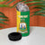 Custom Saint Vincent and the Grenadines Football 4 in 1 Can Cooler Tumbler Go Champions Vincy Heat