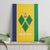 Custom Saint Vincent and the Grenadines Football Canvas Wall Art Go Champions Vincy Heat - Wonder Print Shop