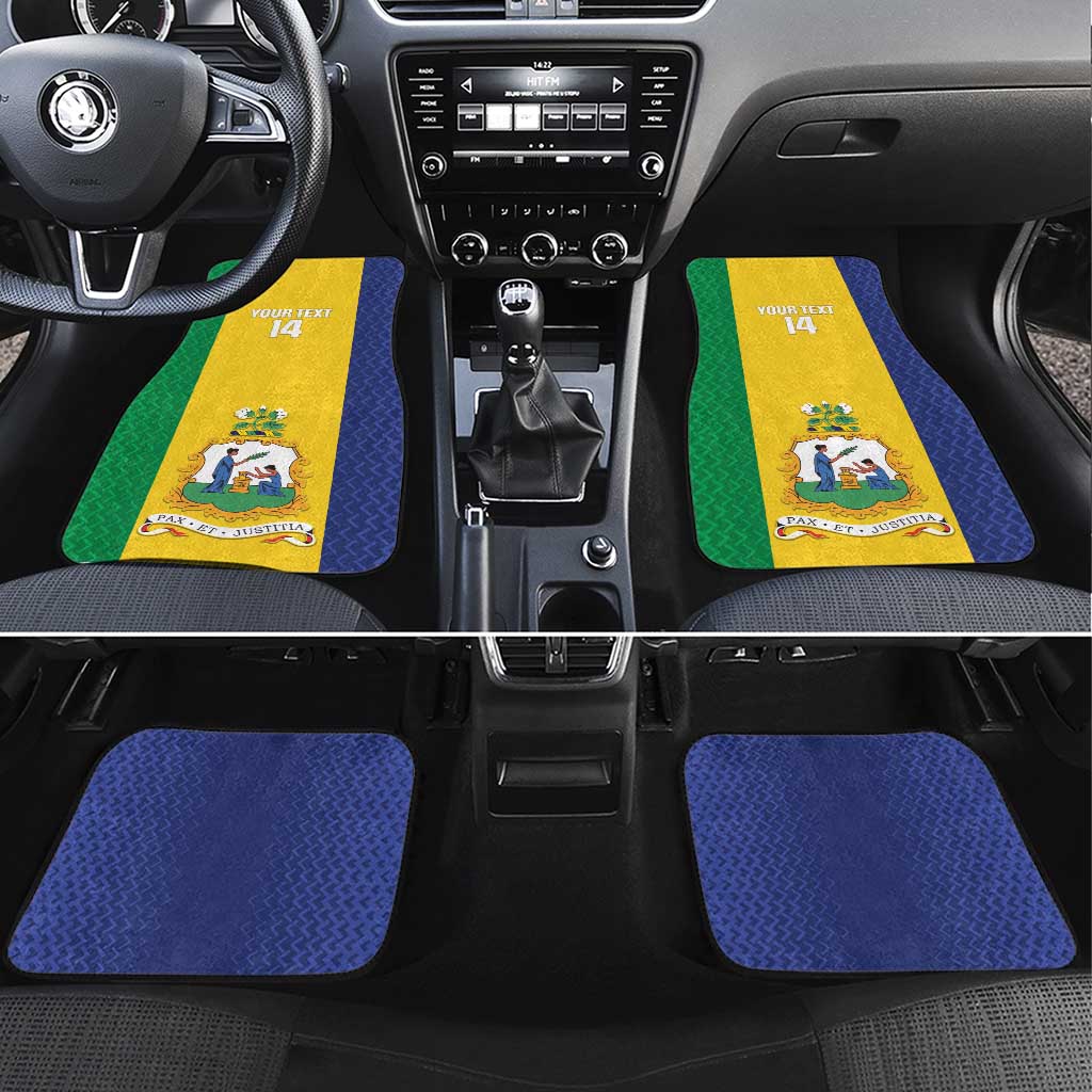 Custom Saint Vincent and the Grenadines Football Car Mats Go Champions Vincy Heat - Wonder Print Shop