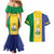 Custom Saint Vincent and the Grenadines Football Couples Matching Mermaid Dress and Hawaiian Shirt Go Champions Vincy Heat