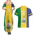 Custom Saint Vincent and the Grenadines Football Couples Matching Summer Maxi Dress and Hawaiian Shirt Go Champions Vincy Heat