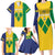 Custom Saint Vincent and the Grenadines Football Family Matching Long Sleeve Bodycon Dress and Hawaiian Shirt Go Champions Vincy Heat - Wonder Print Shop