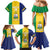 Custom Saint Vincent and the Grenadines Football Family Matching Mermaid Dress and Hawaiian Shirt Go Champions Vincy Heat - Wonder Print Shop