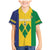 Custom Saint Vincent and the Grenadines Football Family Matching Mermaid Dress and Hawaiian Shirt Go Champions Vincy Heat - Wonder Print Shop