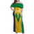 Custom Saint Vincent and the Grenadines Football Family Matching Off Shoulder Maxi Dress and Hawaiian Shirt Go Champions Vincy Heat - Wonder Print Shop