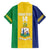 Custom Saint Vincent and the Grenadines Football Family Matching Puletasi and Hawaiian Shirt Go Champions Vincy Heat