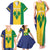 Custom Saint Vincent and the Grenadines Football Family Matching Tank Maxi Dress and Hawaiian Shirt Go Champions Vincy Heat - Wonder Print Shop