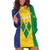 Custom Saint Vincent and the Grenadines Football Hoodie Dress Go Champions Vincy Heat - Wonder Print Shop