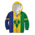 Custom Saint Vincent and the Grenadines Football Kid Hoodie Go Champions Vincy Heat - Wonder Print Shop