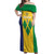 Custom Saint Vincent and the Grenadines Football Off Shoulder Maxi Dress Go Champions Vincy Heat - Wonder Print Shop