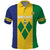 Custom Saint Vincent and the Grenadines Football Polo Shirt Go Champions Vincy Heat - Wonder Print Shop