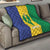 Custom Saint Vincent and the Grenadines Football Quilt Go Champions Vincy Heat - Wonder Print Shop