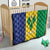 Custom Saint Vincent and the Grenadines Football Quilt Go Champions Vincy Heat - Wonder Print Shop