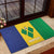 Custom Saint Vincent and the Grenadines Football Rubber Doormat Go Champions Vincy Heat - Wonder Print Shop