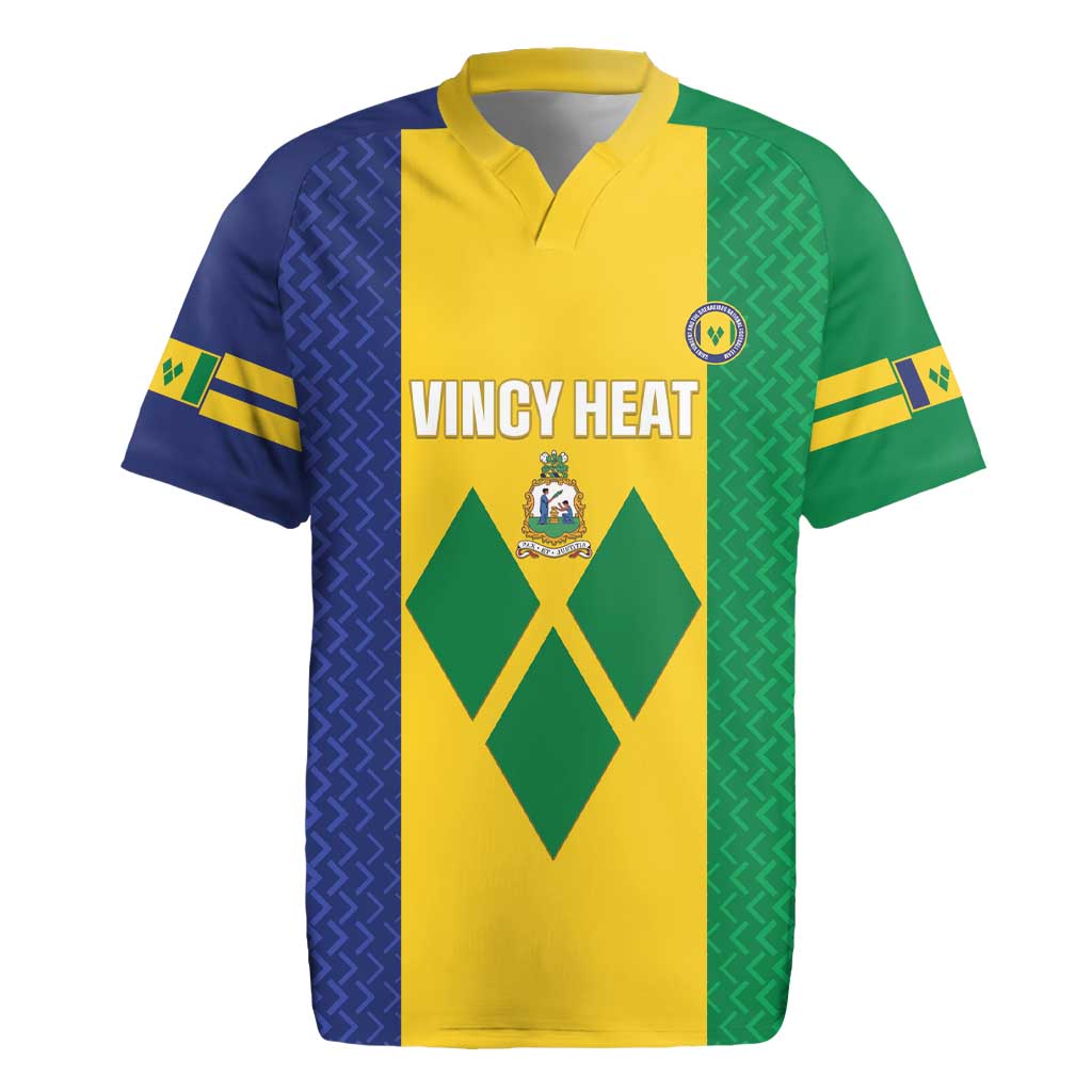 Custom Saint Vincent and the Grenadines Football Rugby Jersey Go Champions Vincy Heat - Wonder Print Shop