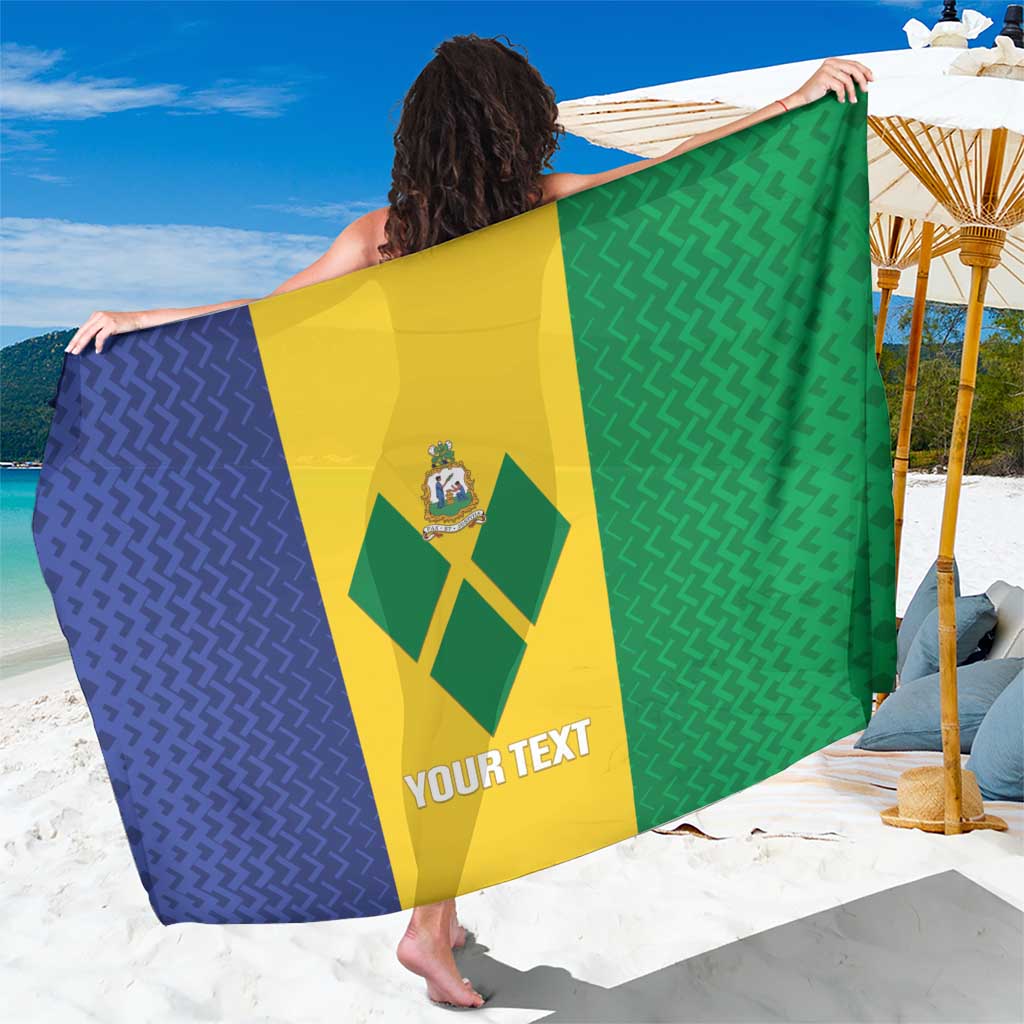 Custom Saint Vincent and the Grenadines Football Sarong Go Champions Vincy Heat