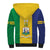 Custom Saint Vincent and the Grenadines Football Sherpa Hoodie Go Champions Vincy Heat - Wonder Print Shop