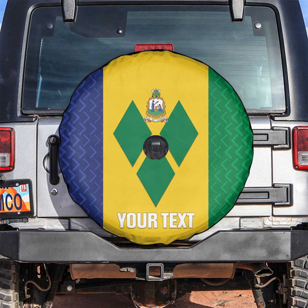 Custom Saint Vincent and the Grenadines Football Spare Tire Cover Go Champions Vincy Heat - Wonder Print Shop